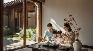 Two Bedroom Grand Residential Courtyard at Mandarin Oriental Qianmen | Family Prestige